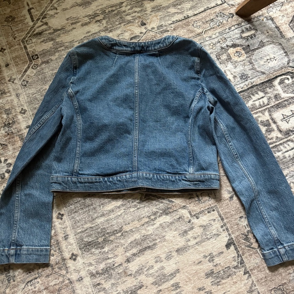 J. Crew Louisa lady jacket in denim size 4 - Picture 12 of 13